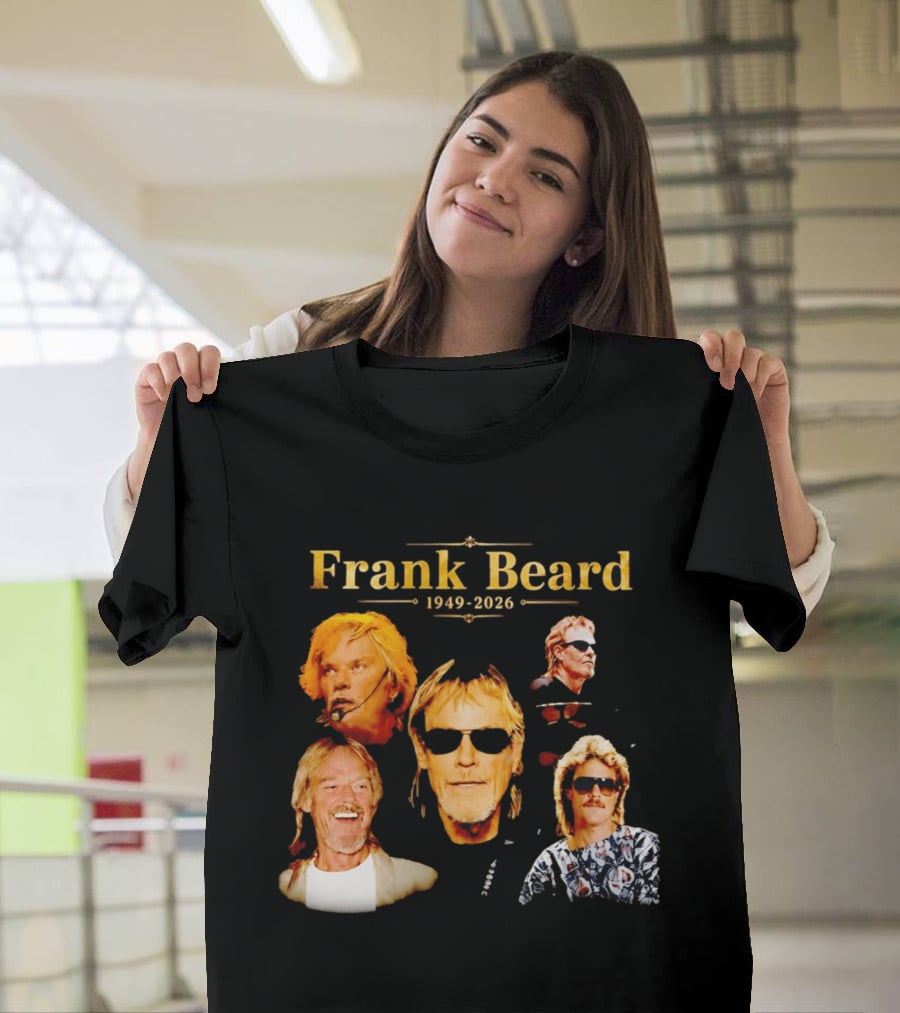 Frank Beard 1949 2026 Memorial Collage T-Shirt
