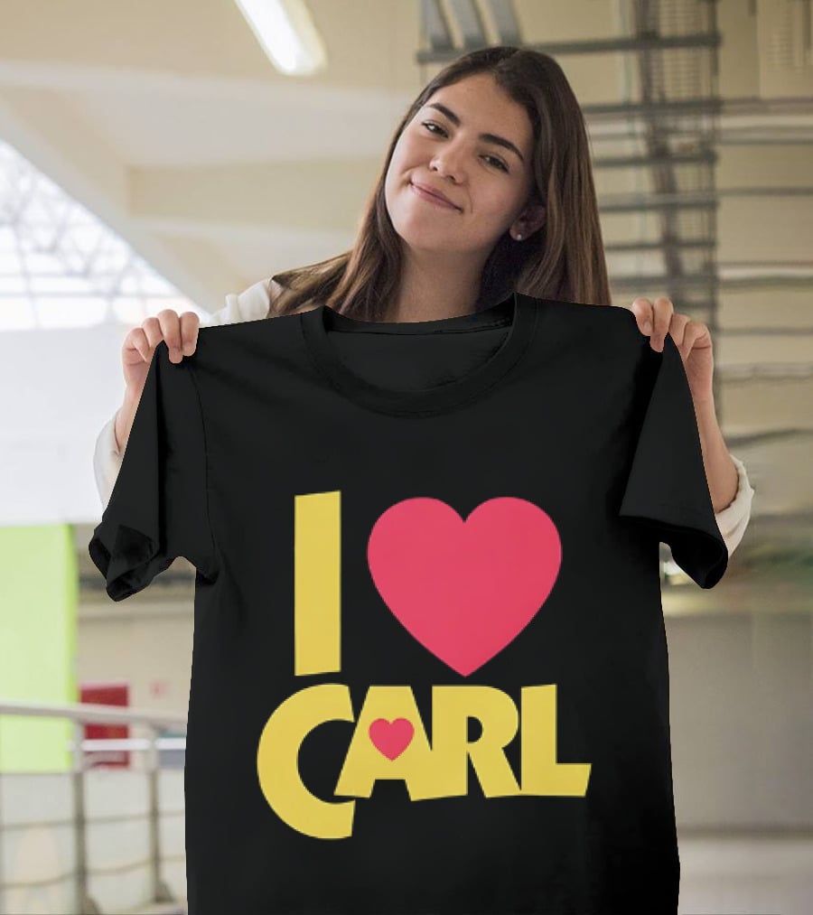 I Love Carl Heart Dungeon Crawler T-Shirt