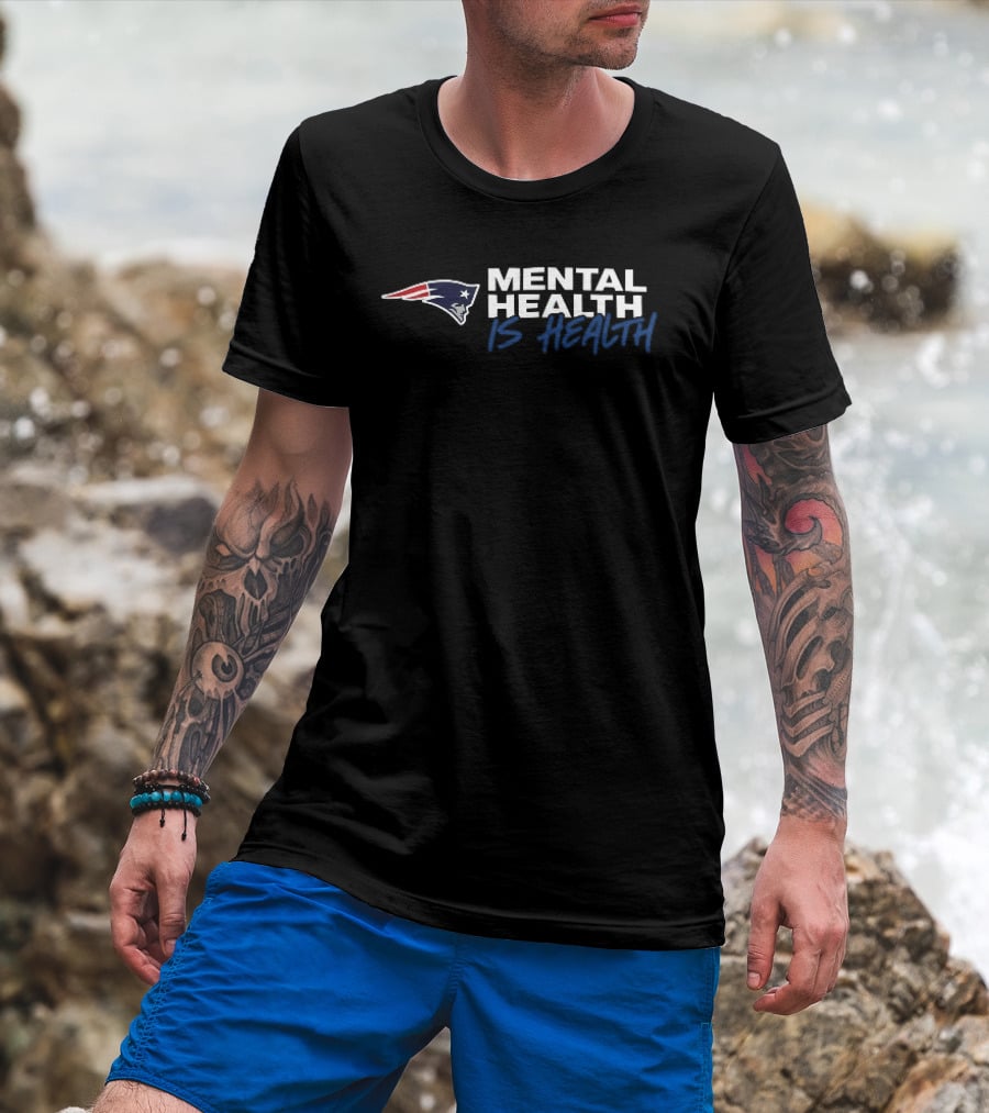 New England Patriots Mental Health Is Health T-Shirt