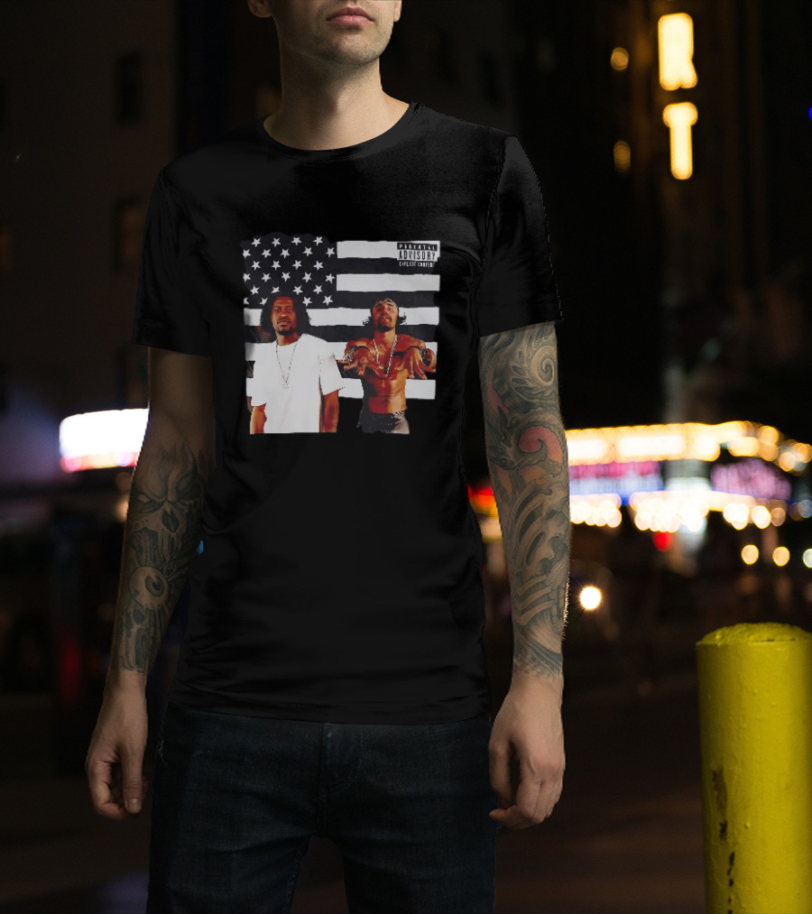 OutKirk Kirk X Floyd American Flag Explicit Content T-Shirt