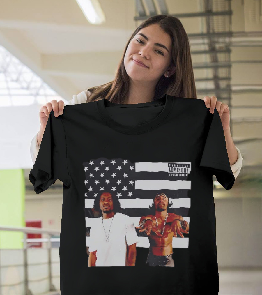 OutKirk Kirk X Floyd American Flag Explicit Content T-Shirt