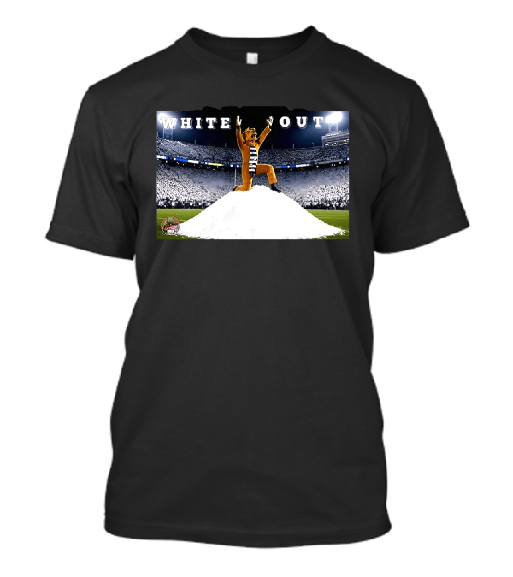Pablo Pledgescobar Penn State Nittany Lines White Out Stadium Mascot Celebration T-Shirt