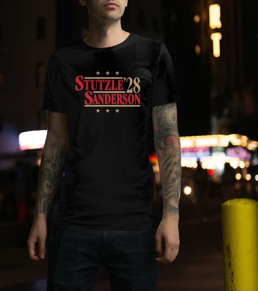 Stutzle Sanderson '28 Stars Ottawa Senators T-Shirt