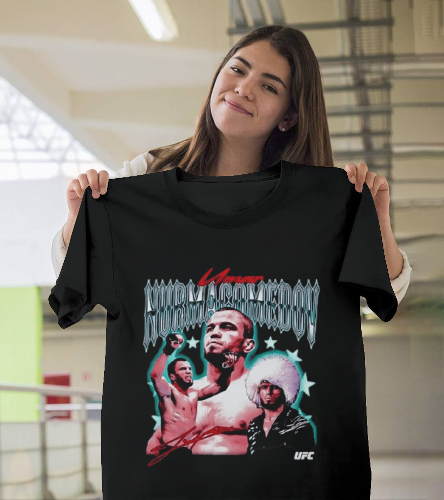 Umar Nurmagomedov UFC Trio Stars Signature T-Shirt