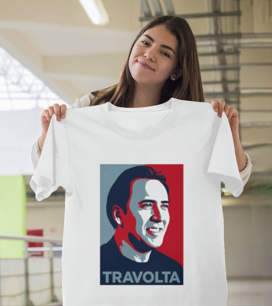 Nicolas Cage Travolta Hope Face Off Image T-Shirt