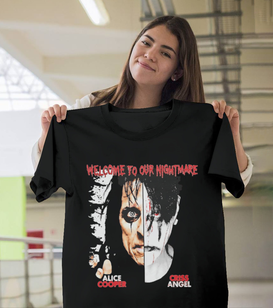Welcome To Our Nightmare Alice Cooper Criss Angel Collaboration T-Shirt