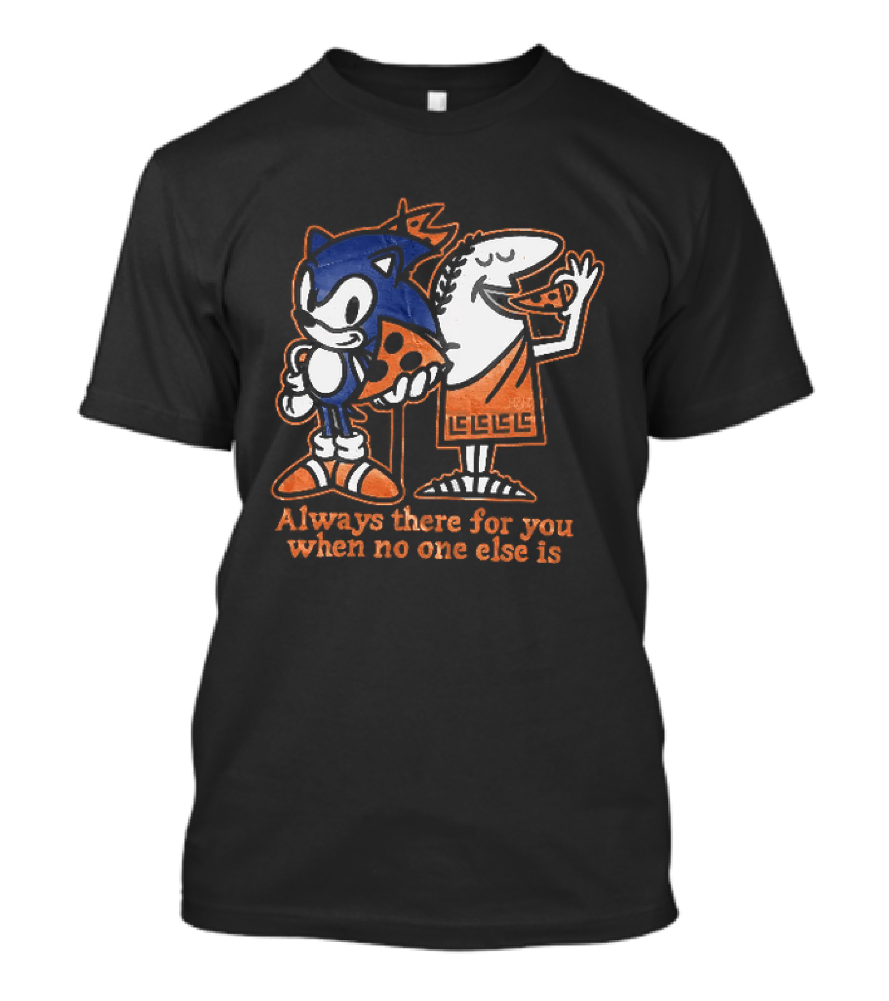 Sonic And Snoopy Always There For You When No One Else Is T-Shirt