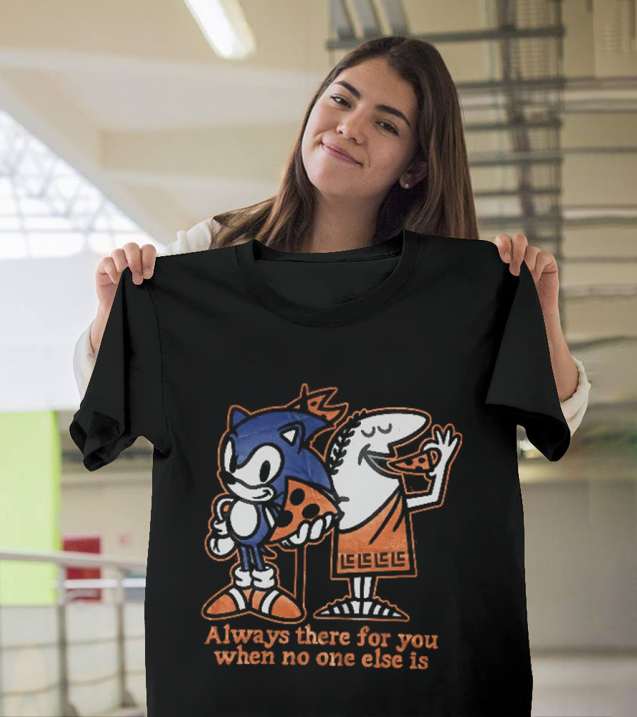 Sonic And Snoopy Always There For You When No One Else Is T-Shirt