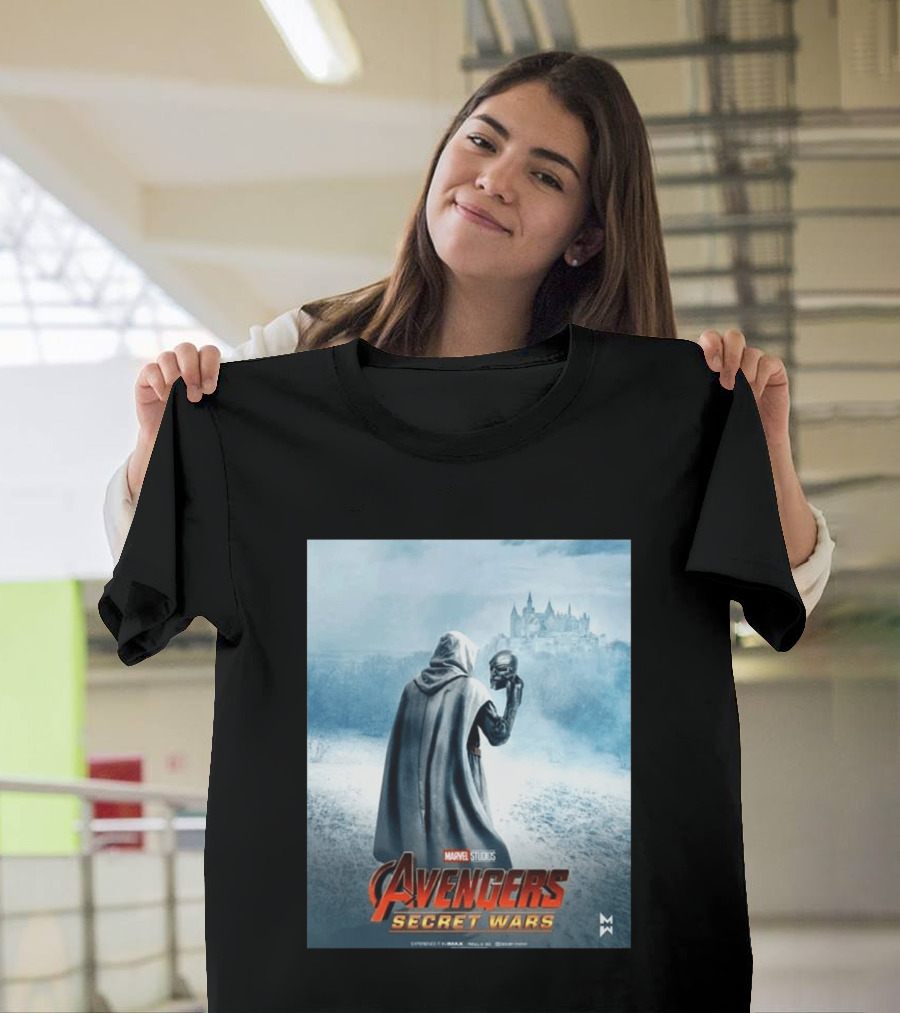 Marvel Studios Avengers Secret Wars Doctor Doom Hooded Villain Castle T-Shirt