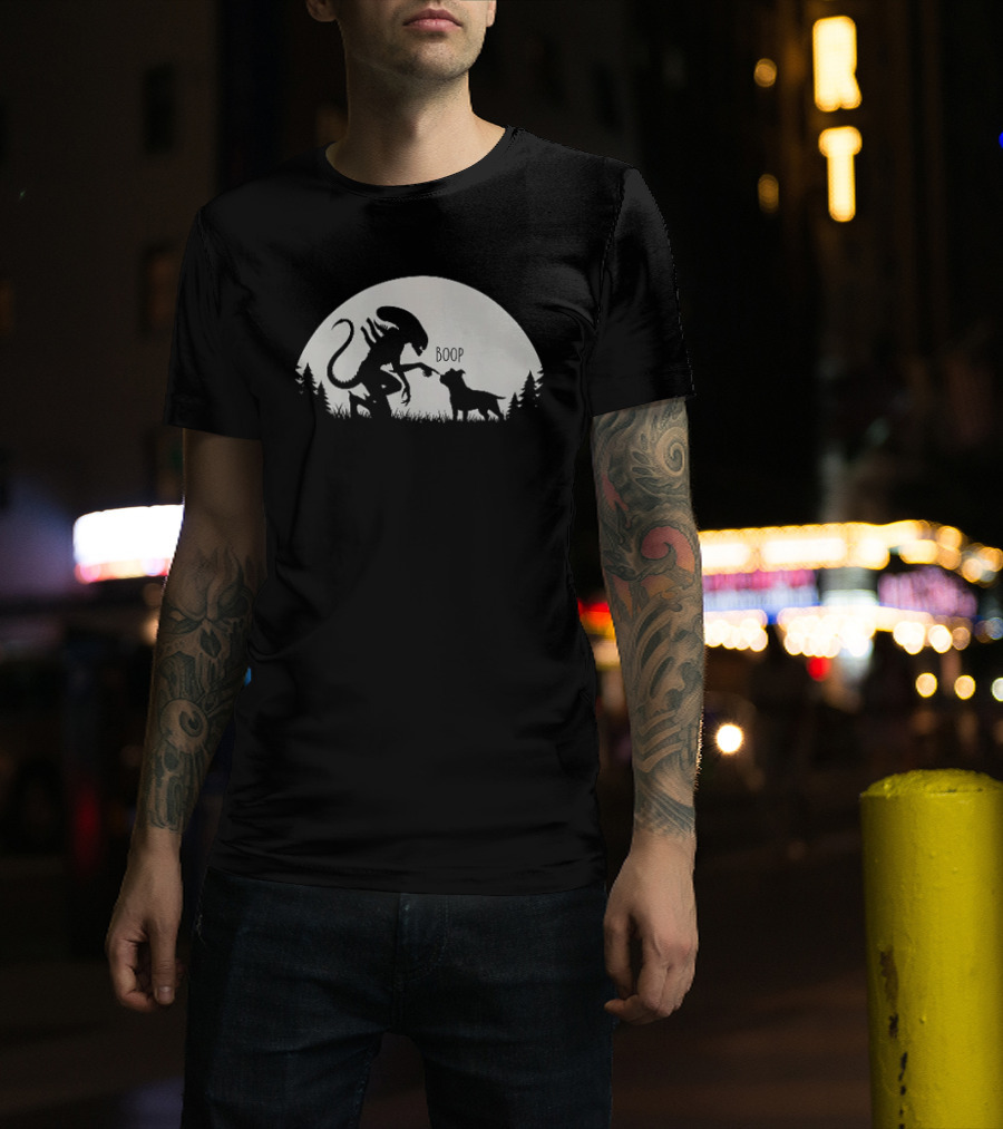 Boop Alien And Dog Forest T-Shirt