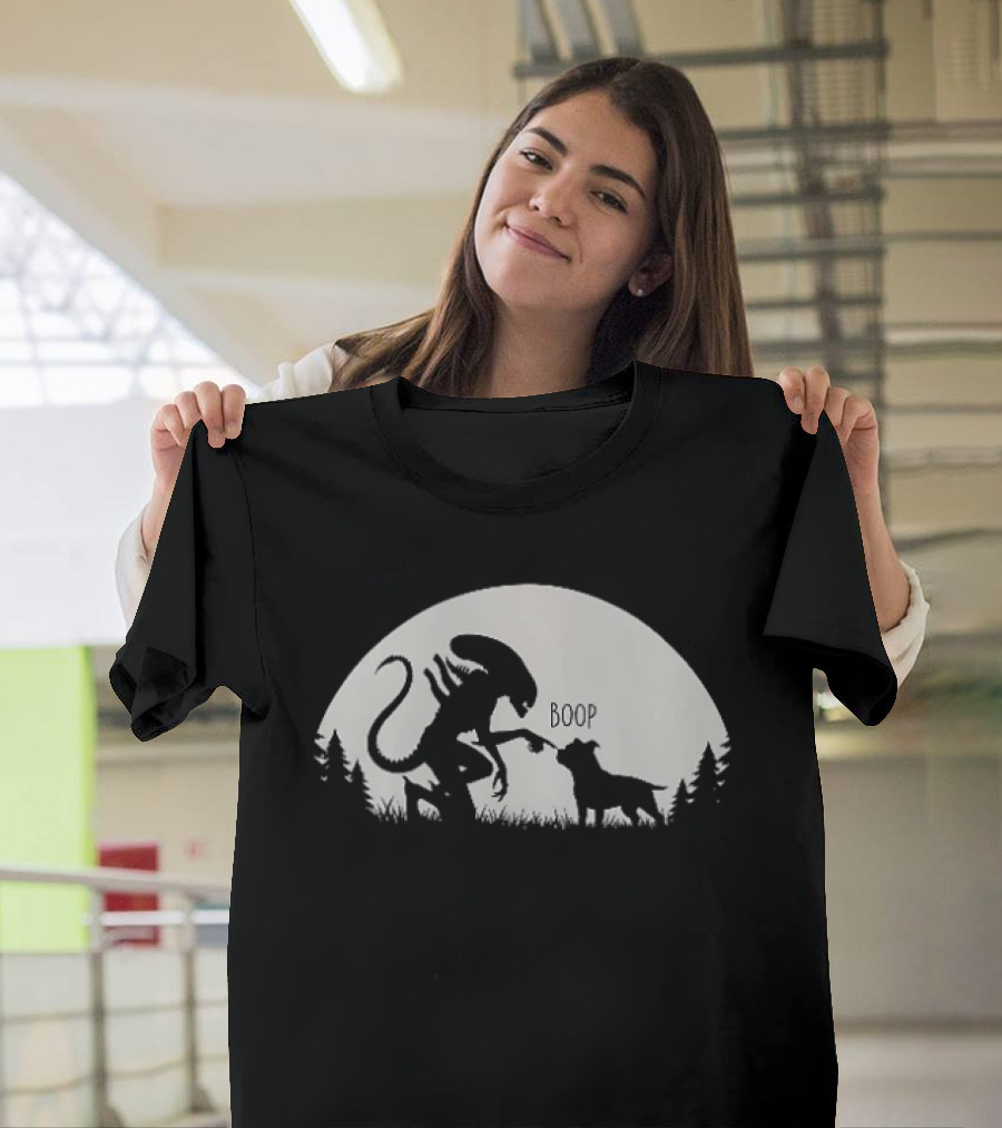 Boop Alien And Dog Forest T-Shirt
