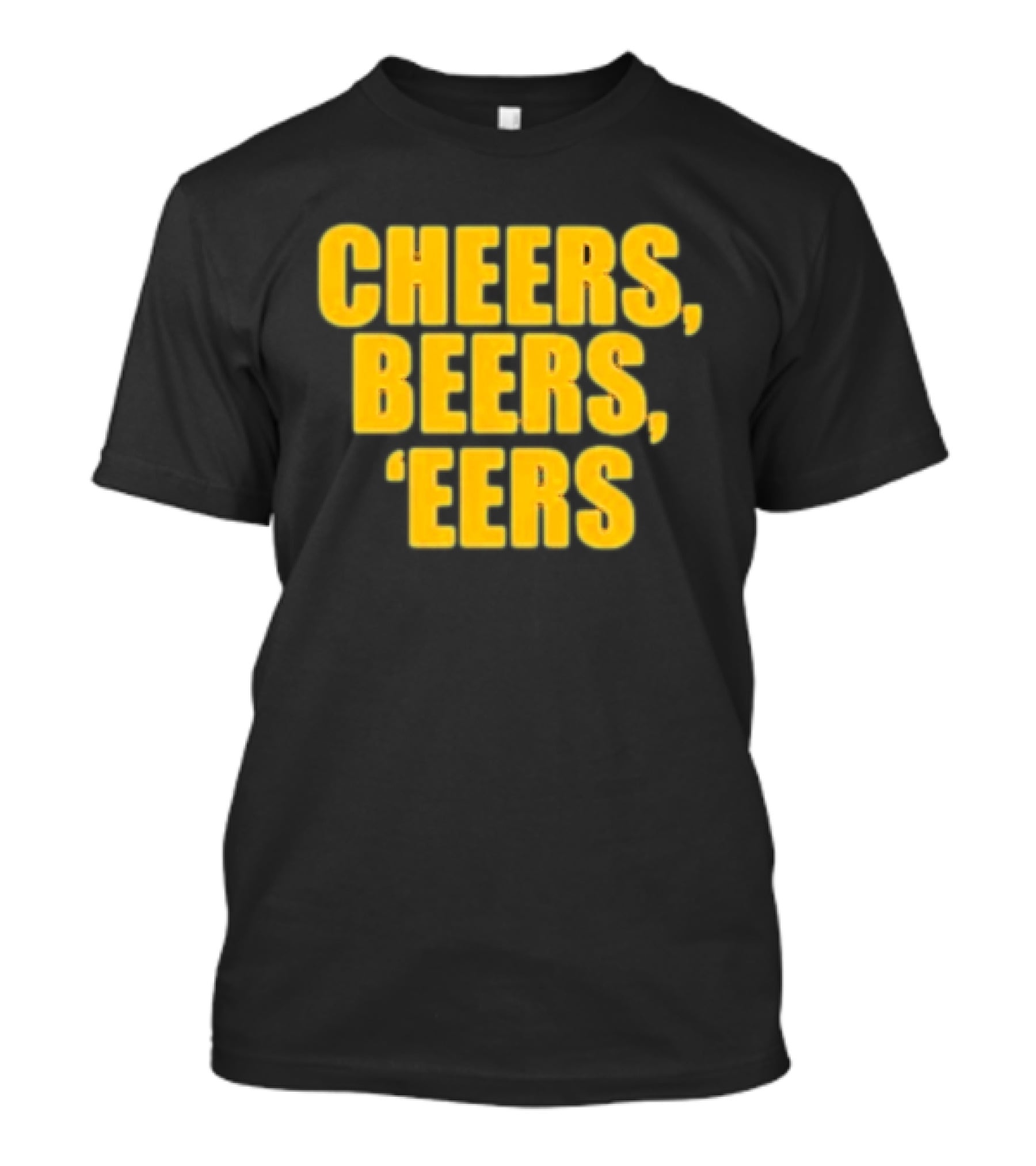 Cheers Beers 'Eers West Virginia Mountaineers NCAA Tailgate Party T-Shirt