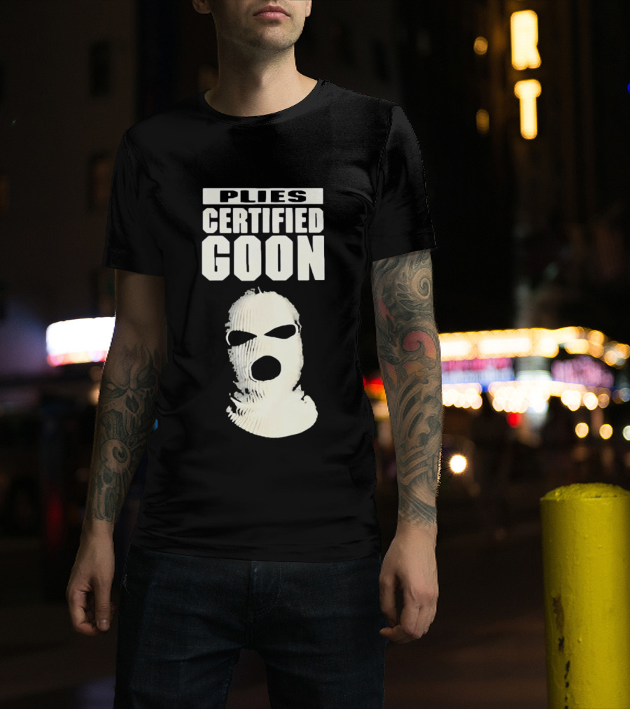 Plies Certified Goon Ski Mask T-Shirt
