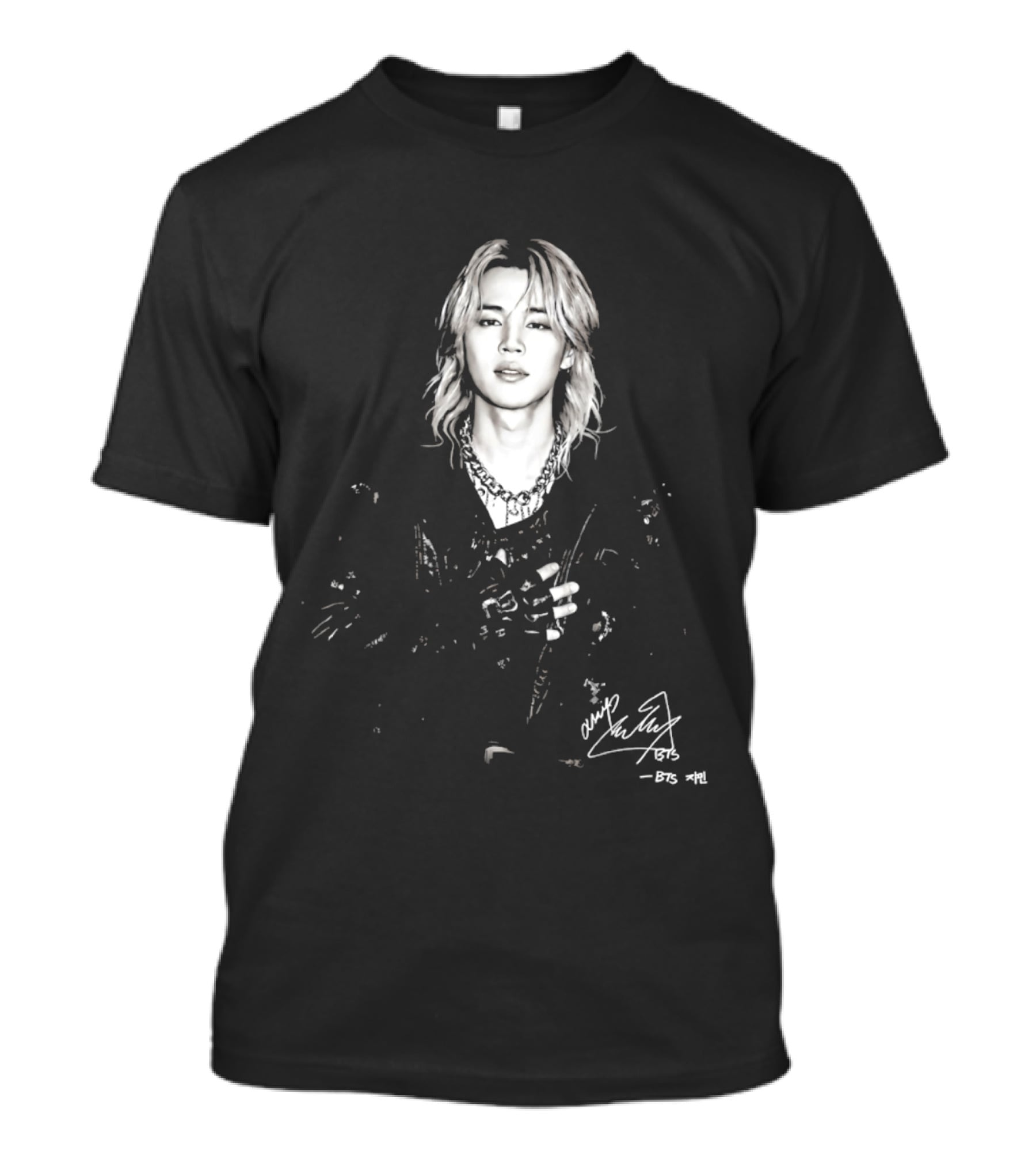 Jimin BTS Idol Signature Autograph T-Shirt