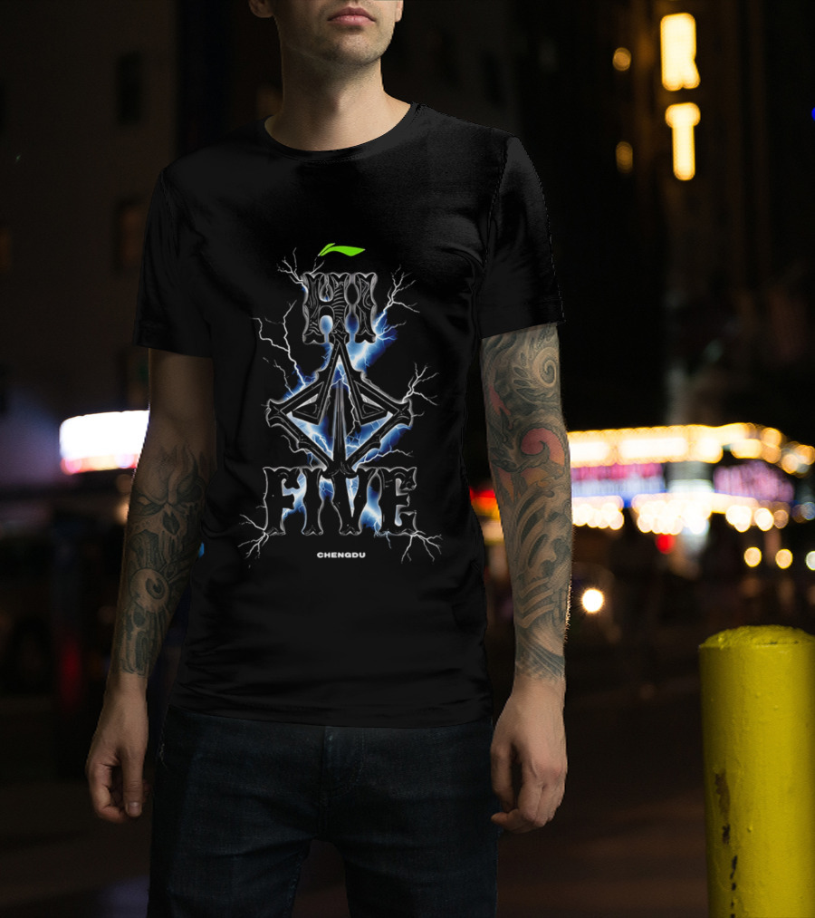 Jimmy Butler LiNing Hi Five Lightning China Tour T-Shirt