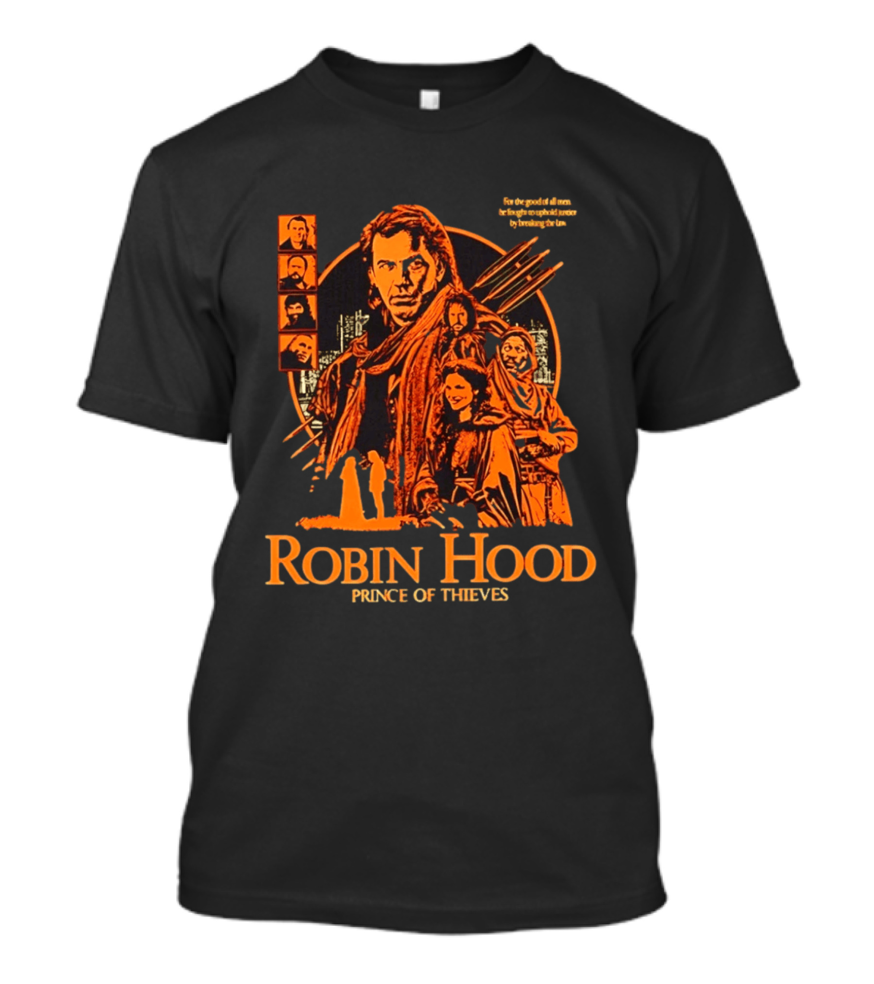 Robin Hood Prince Of Thieves Adventure Team Movie Characters T-Shirt