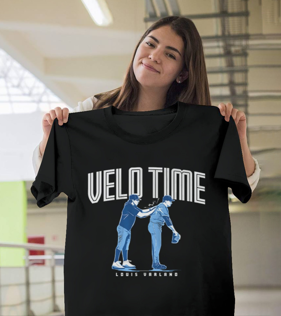 Velo Time Louis Varland Toronto Baseball T-Shirt