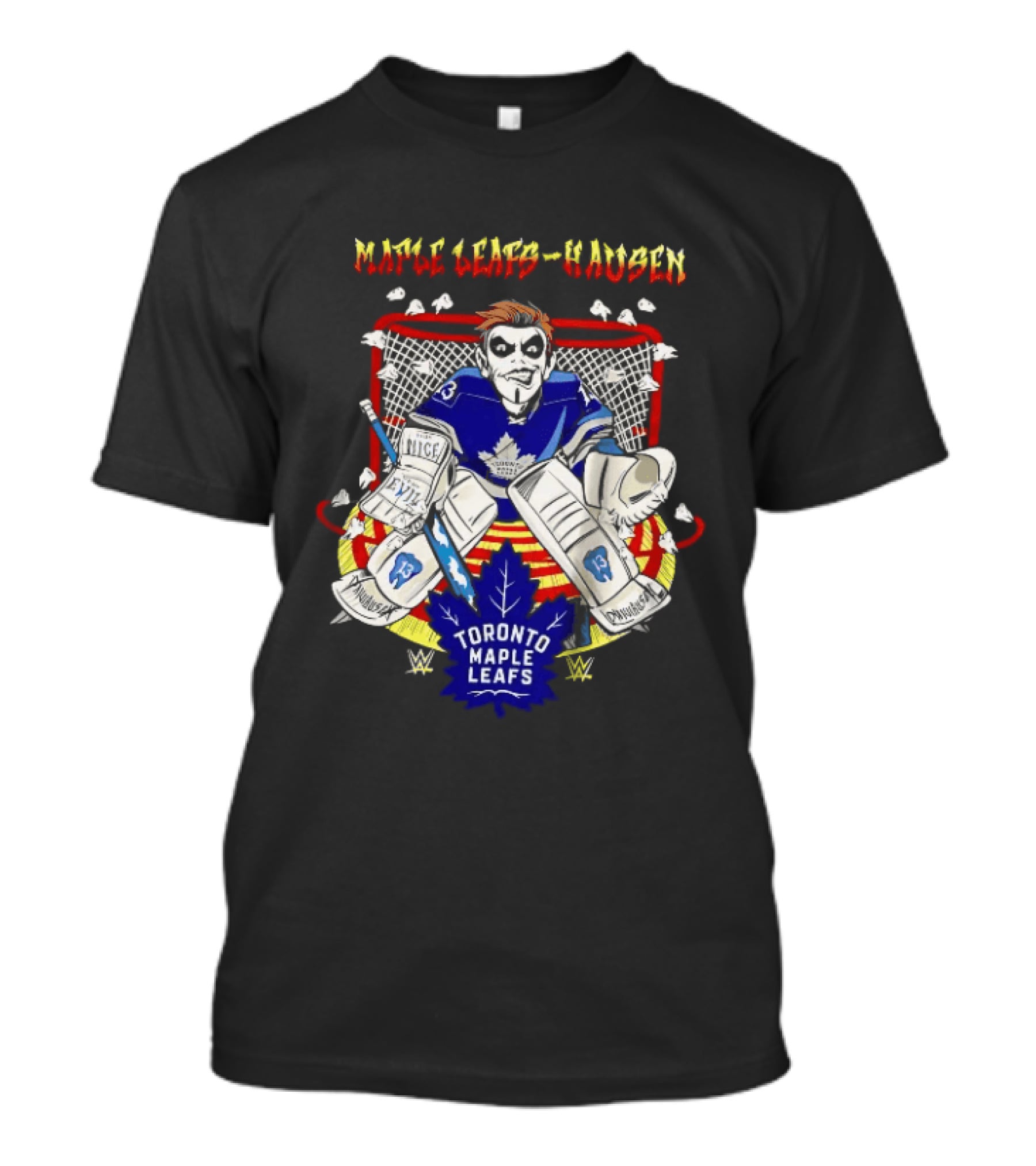 Toronto Maple Leafs Hausen Very Nice Very Evil Hockey Goalie T-Shirt