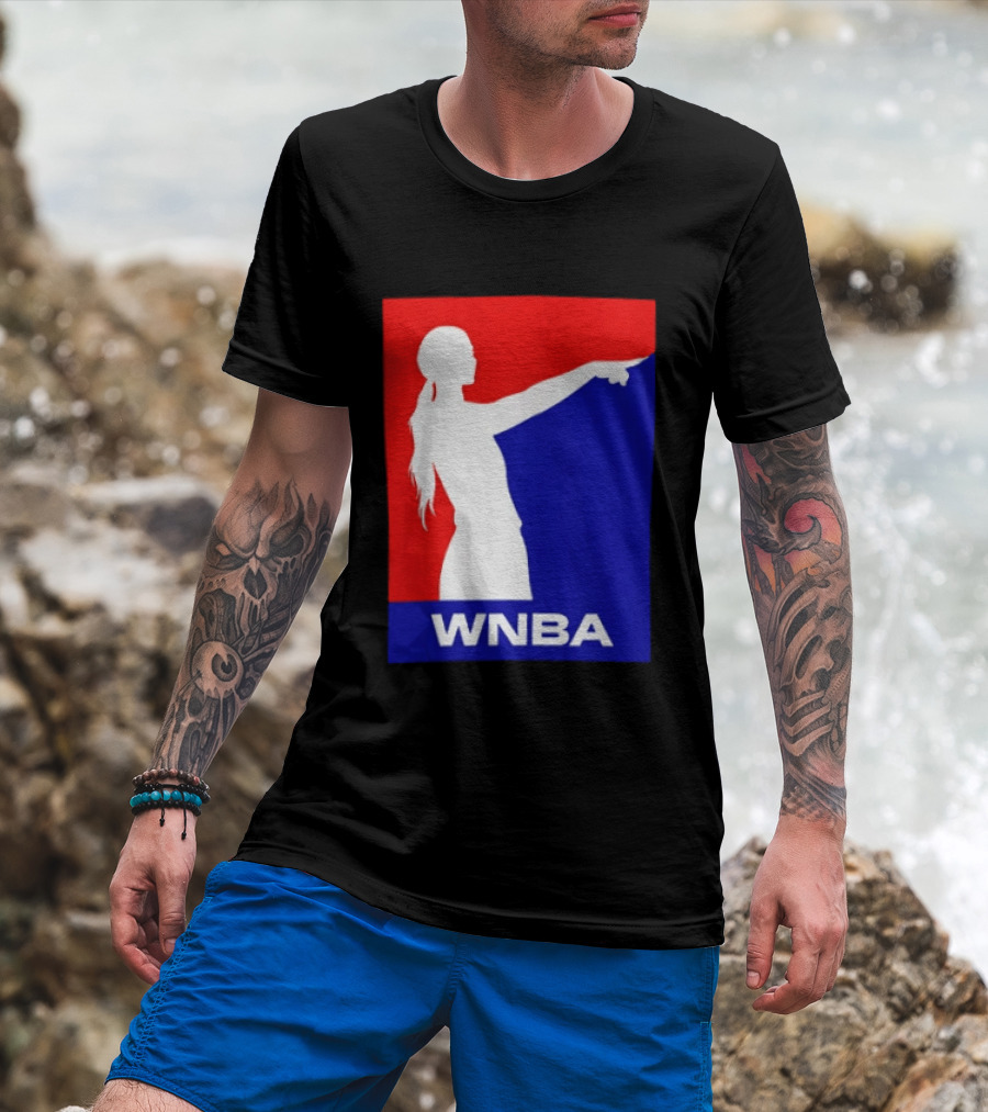 WNBA Red And Blue Sophie Cunningham Basketball T-Shirt