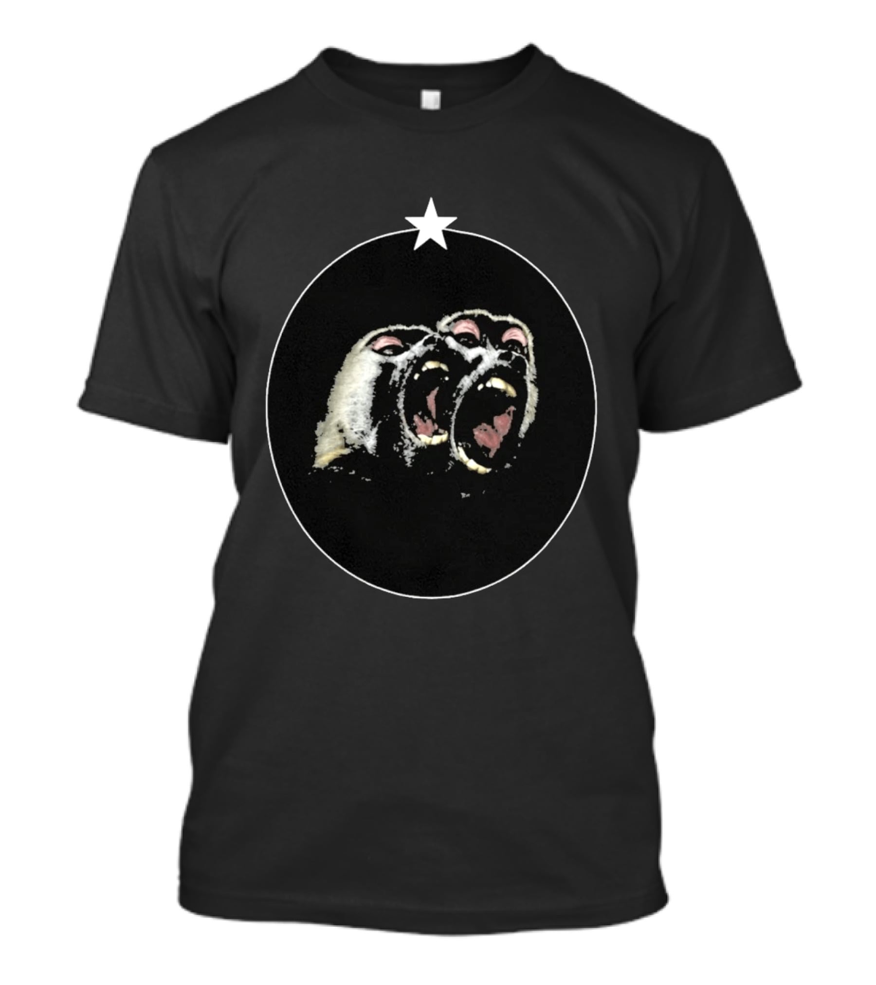 Vernon SEVENTEEN Givenchy Monkey Graphic With Star T-Shirt