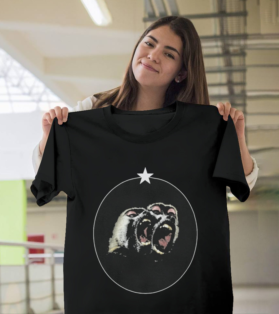 Vernon SEVENTEEN Givenchy Monkey Graphic With Star T-Shirt
