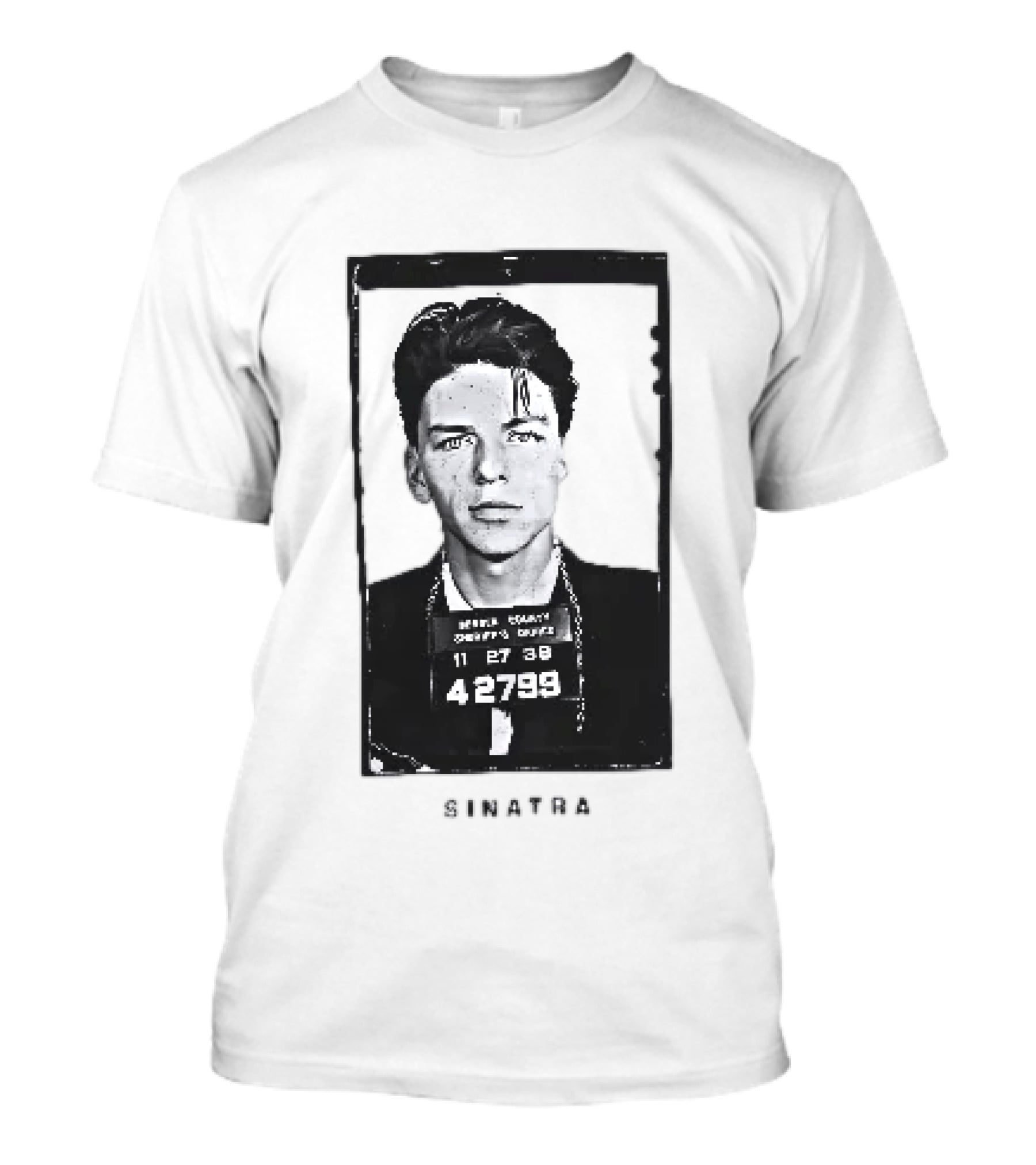 Bergen County Sheriffs Office 11 27 38 42799 Sinatra Shot T-Shirt