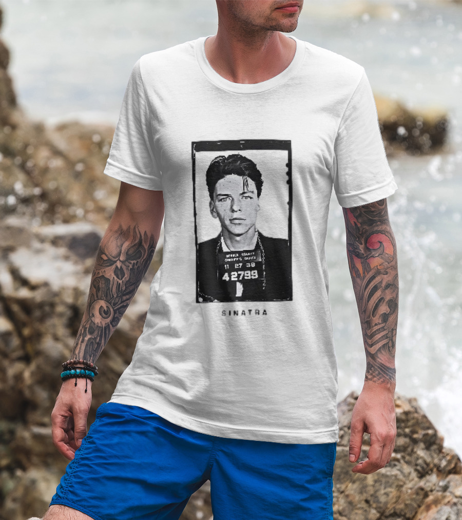 Bergen County Sheriffs Office 11 27 38 42799 Sinatra Shot T-Shirt