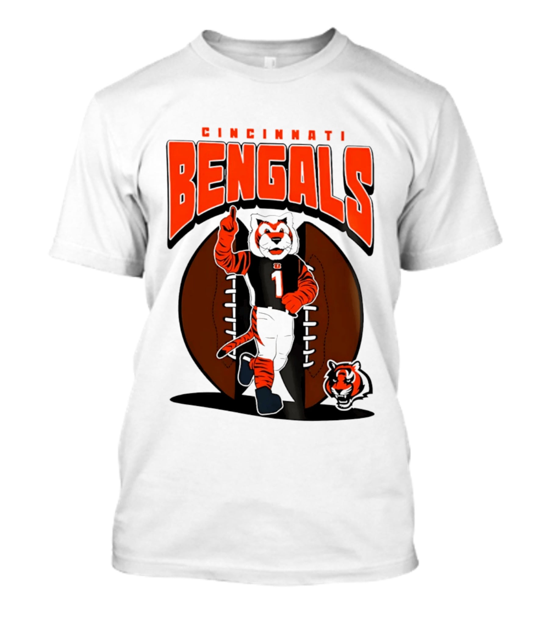 Cincinnati Bengals Tiger Mascot Football Fan Mania 2026 T-Shirt