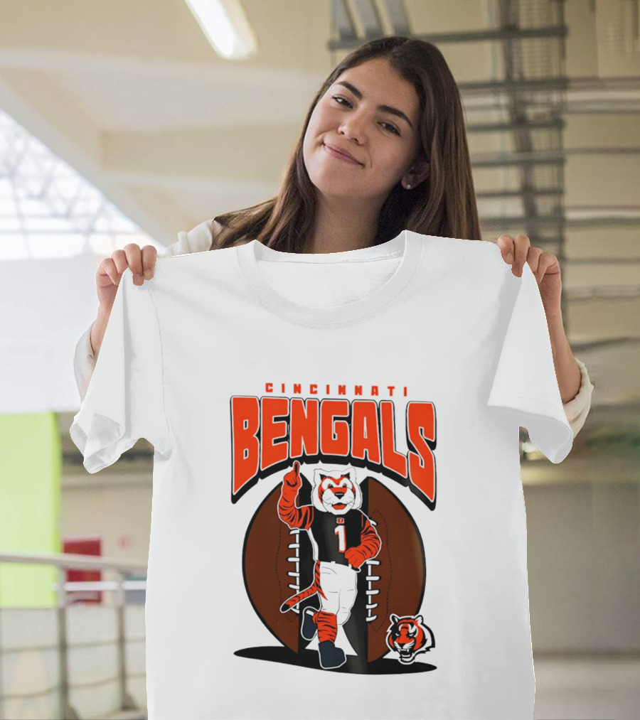 Cincinnati Bengals Tiger Mascot Football Fan Mania 2026 T-Shirt