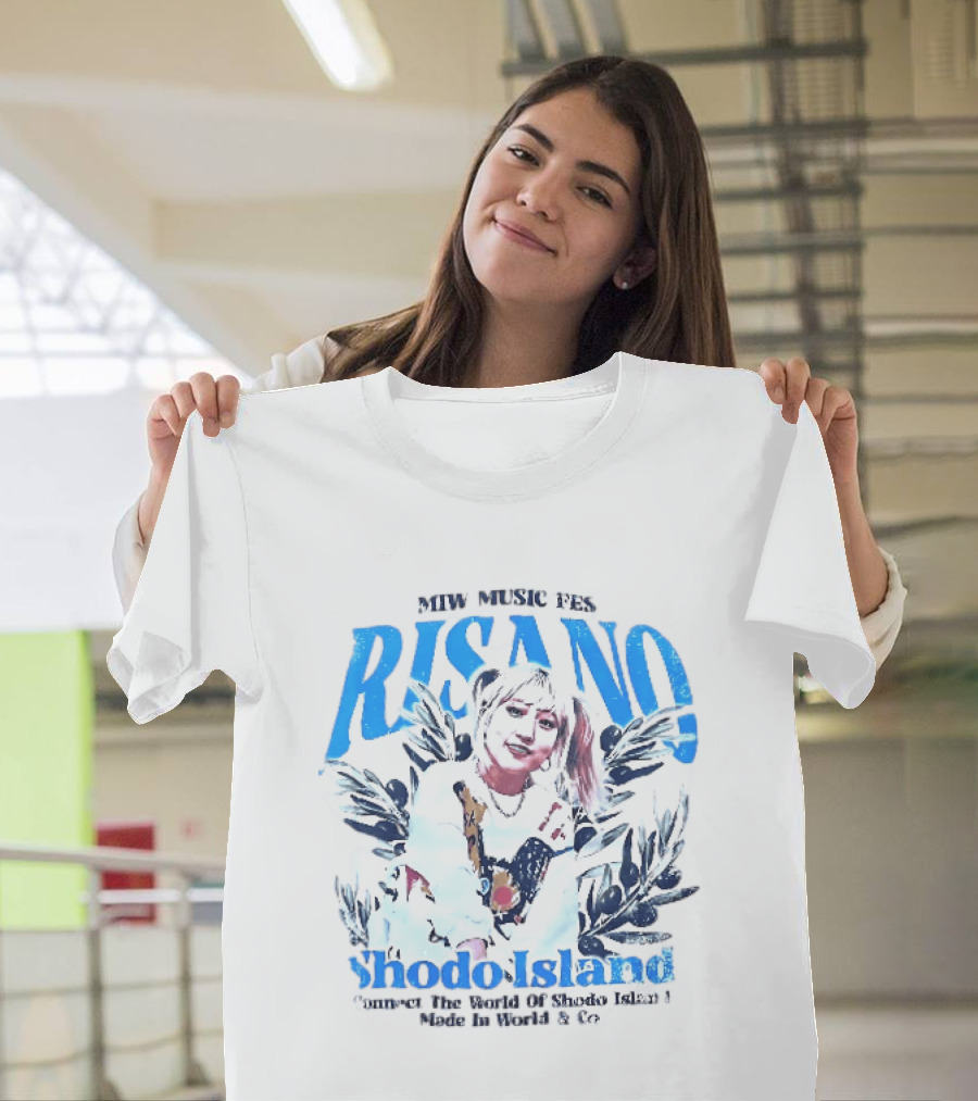 MTW Music Presents Risano Blonde Woman Pigtails Connect Shodo Island Made In World And Co T-Shirt