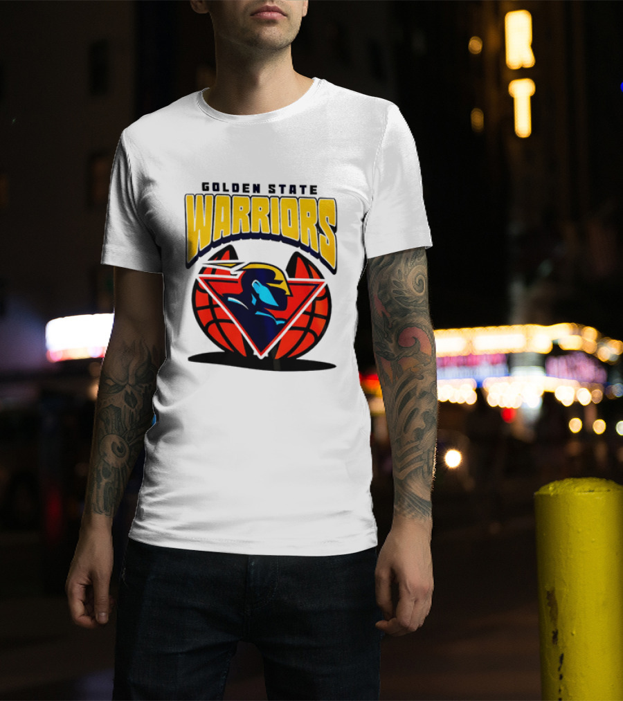 Golden State Warriors NBA 2026 Mania Retro Logo Basketball T-Shirt
