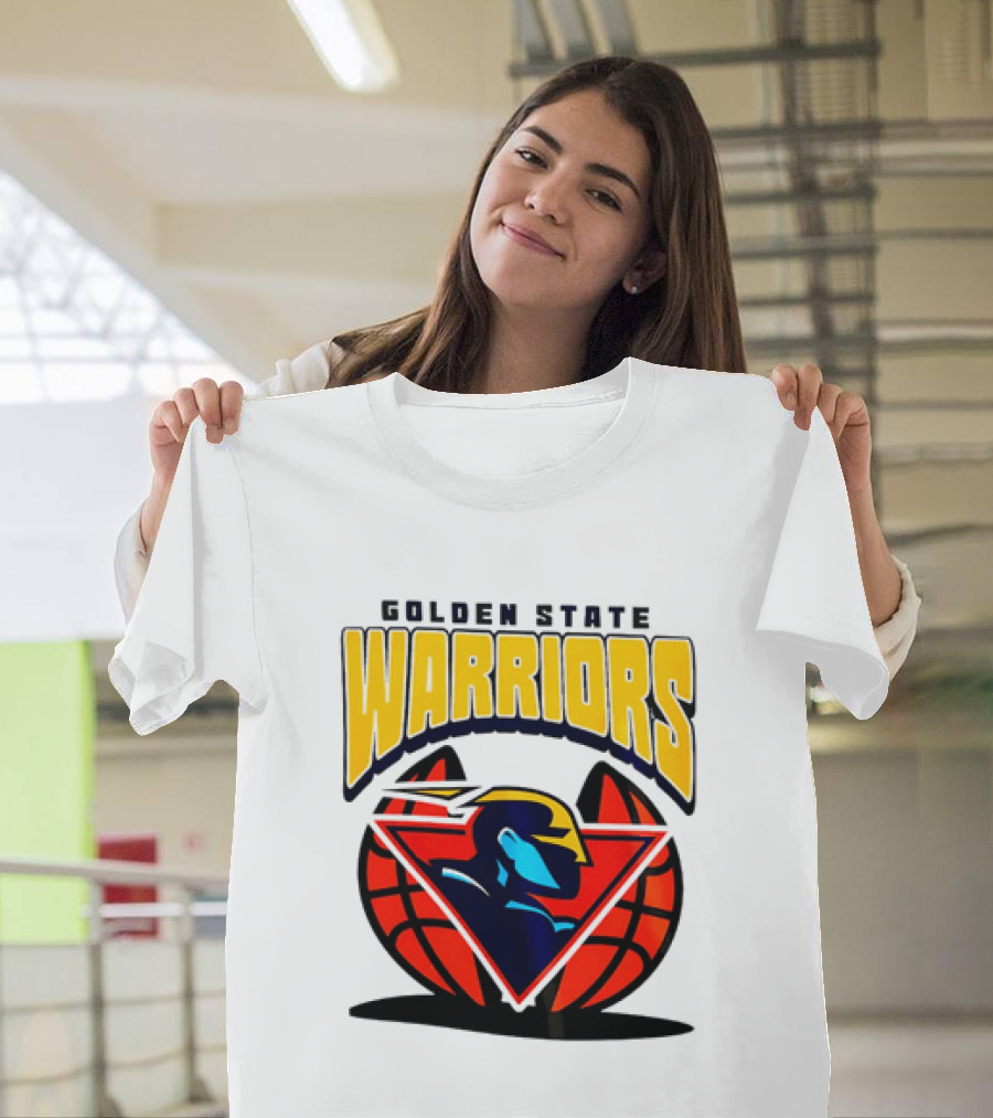 Golden State Warriors NBA 2026 Mania Retro Logo Basketball T-Shirt