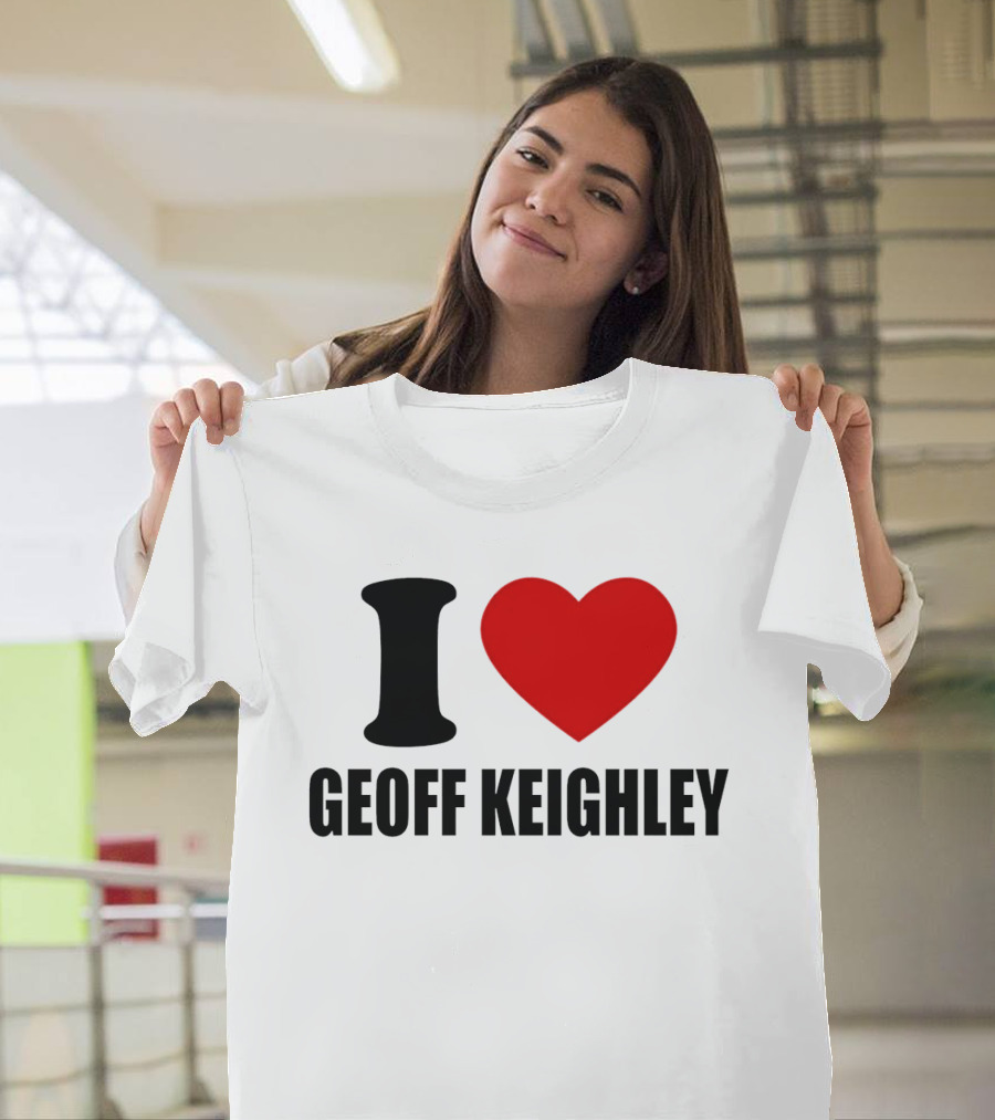 I Love Geoff Keighley Red Heart T-Shirt