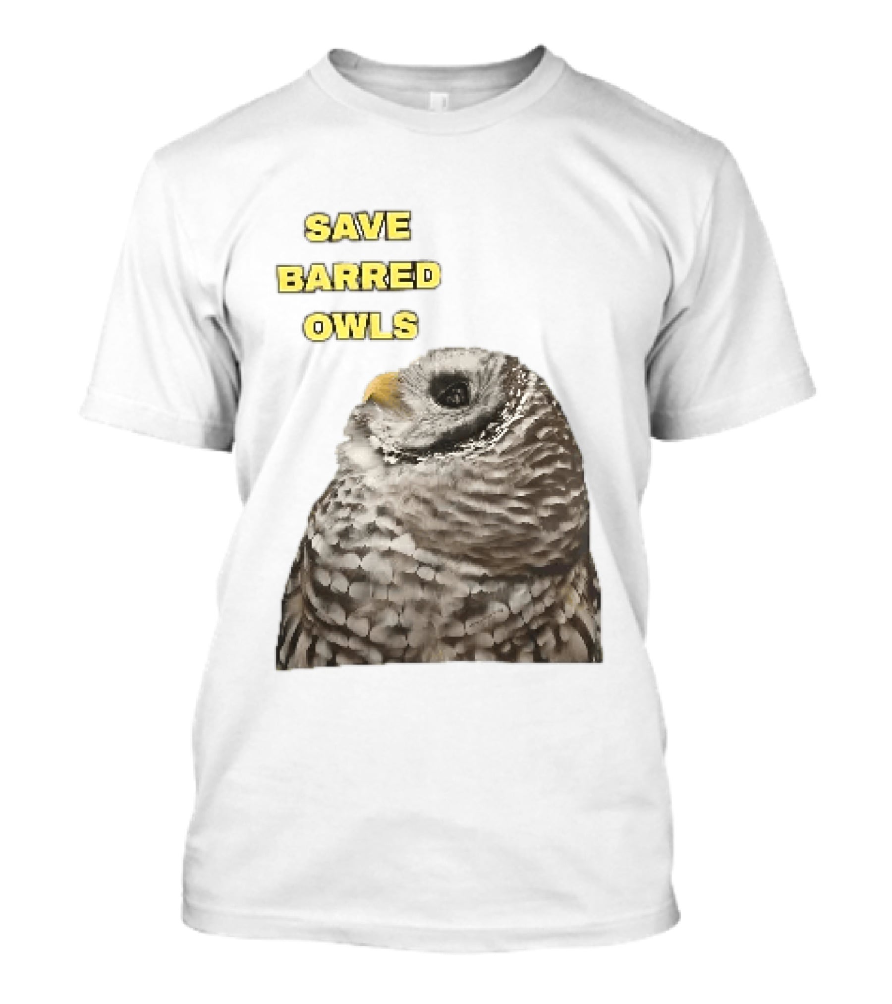 Save Barred Owls Barred Owl Conservation Appeal T-Shirt