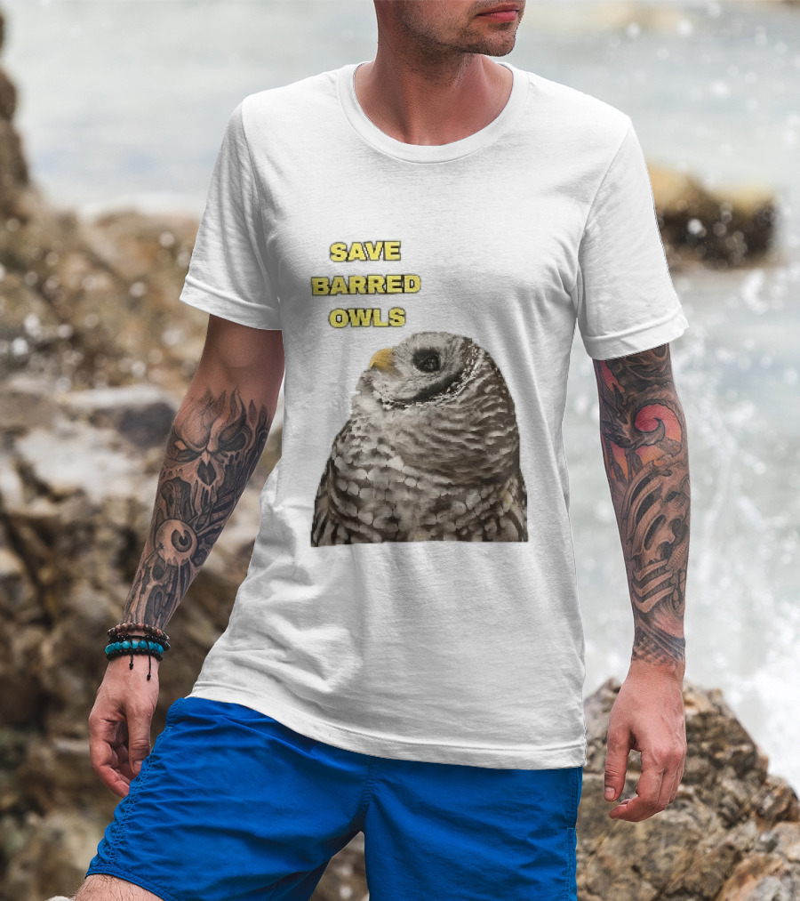 Save Barred Owls Barred Owl Conservation Appeal T-Shirt
