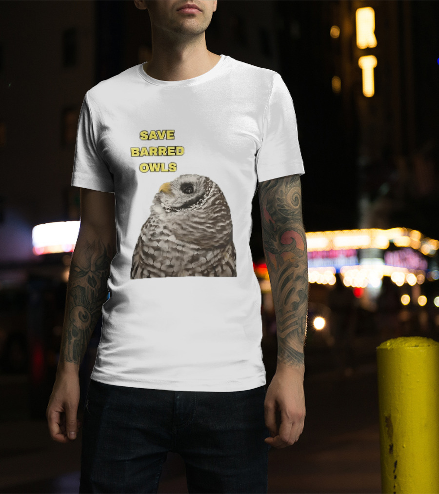 Save Barred Owls Barred Owl Conservation Appeal T-Shirt