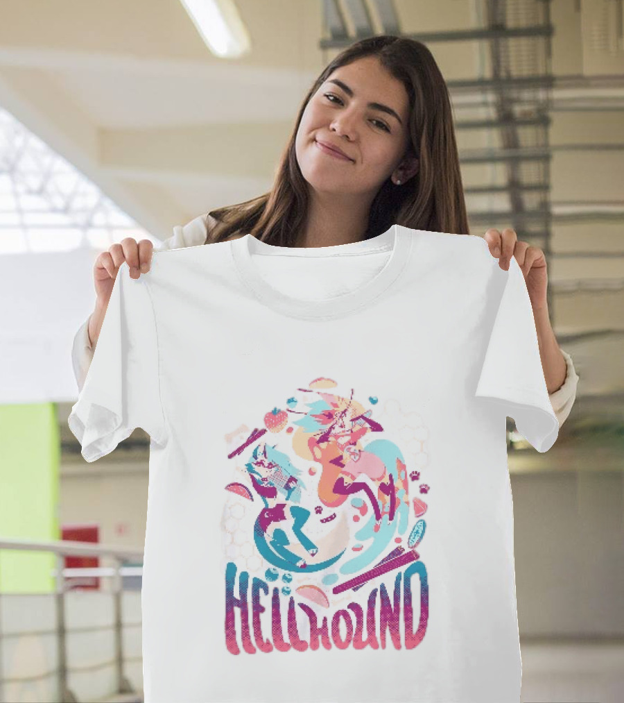 Spindlehorse Hellhound Colorful Dynamic Characters T-Shirt