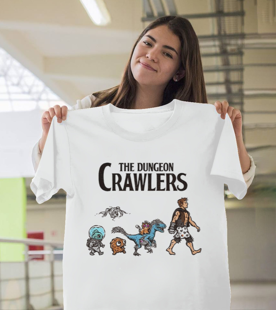 The Dungeon Crawlers Characters Abbey Road Crossing Fantasy Mashup T-Shirt