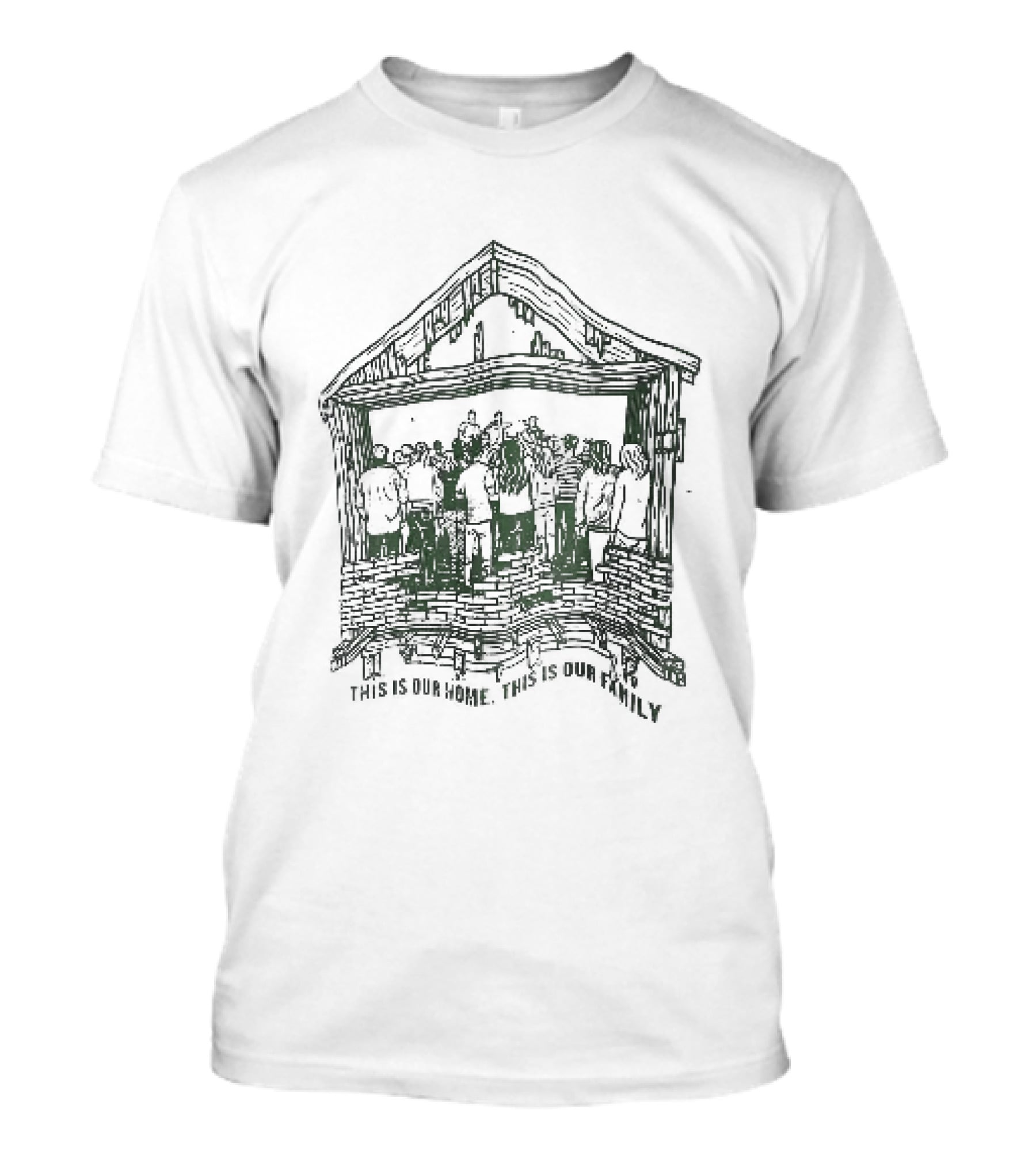 This Is Our Home This Is Our Family Concert Crowd House T-Shirt