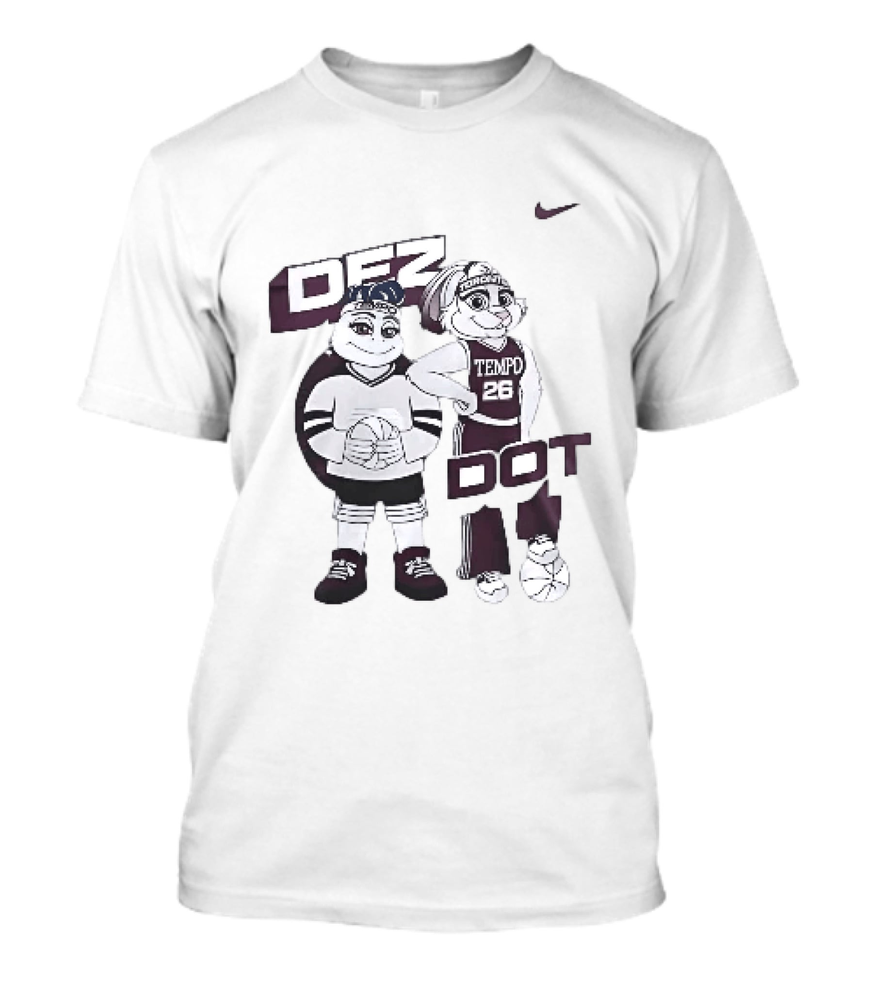 Toronto Tempo Dez Dot Mascots Basketball Nike T-Shirt