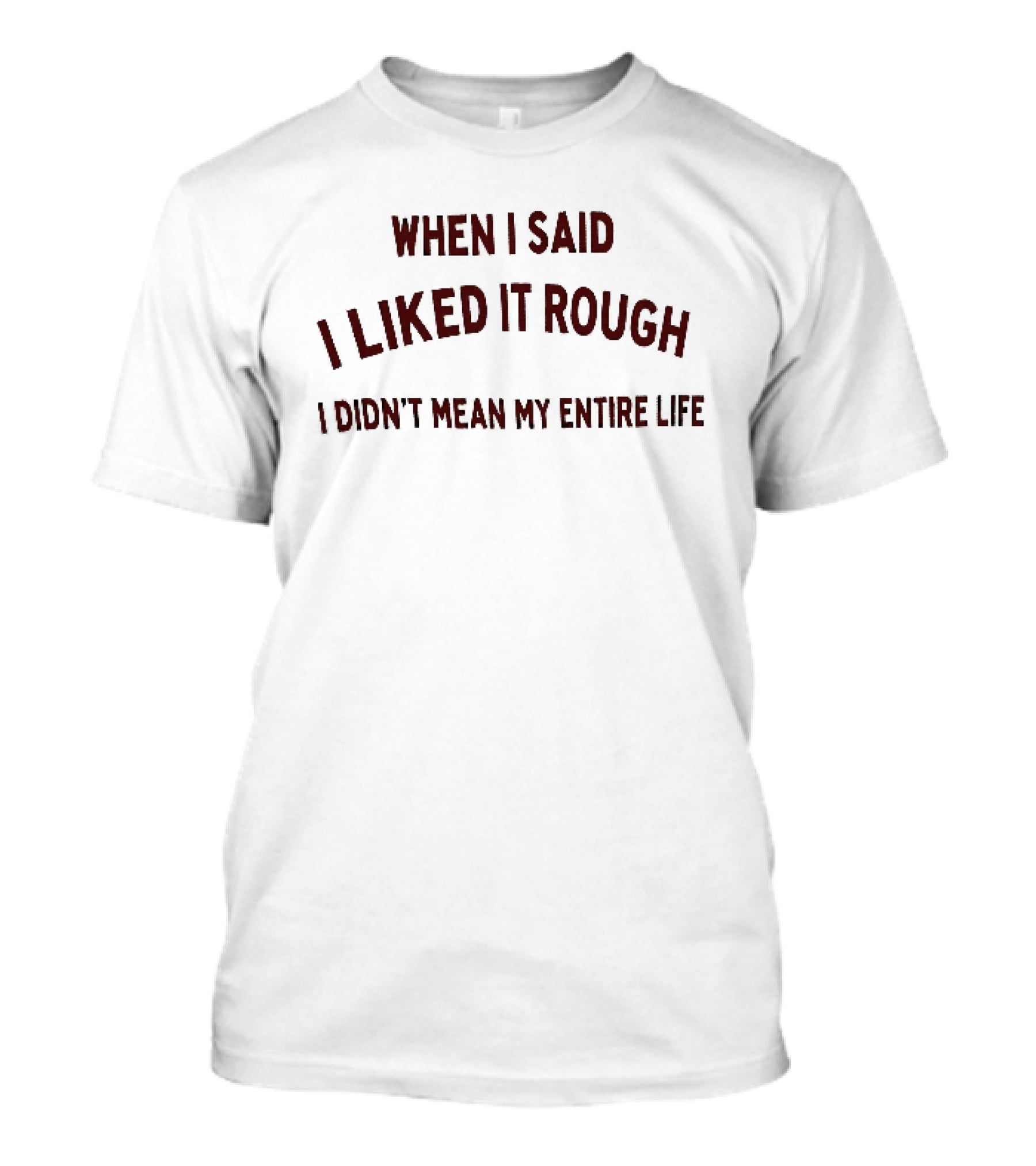 When I Said I Liked It Rough Didn't Mean My Entire Life T-Shirt