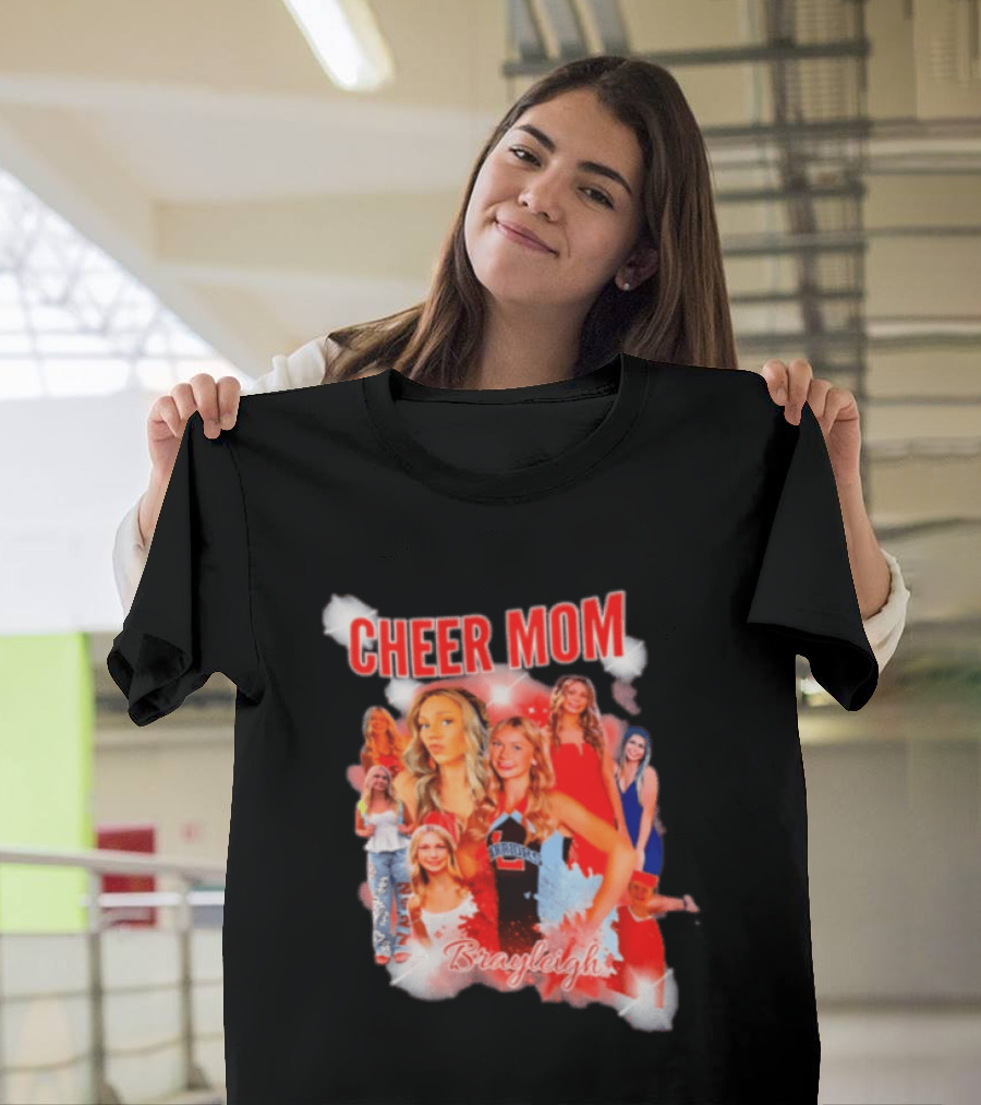 Cheer Mom Brayleigh Warriors Spirit Squad T-Shirt