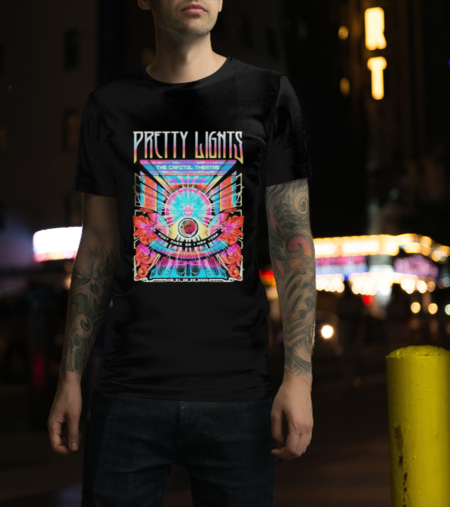 Pretty Lights The Capitol Theatre Port Chester NY August 21 23 2026 T-Shirt