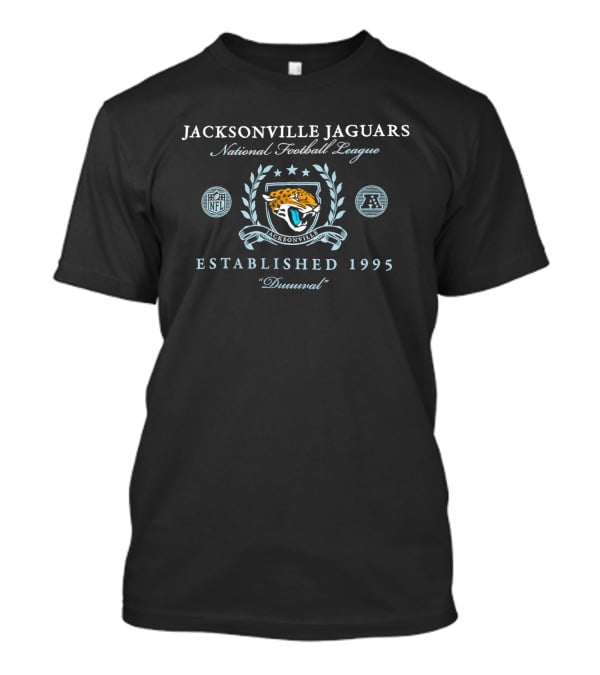 Jacksonville Jaguars National Football League Established 1995 Duuuval NFL T-Shirt