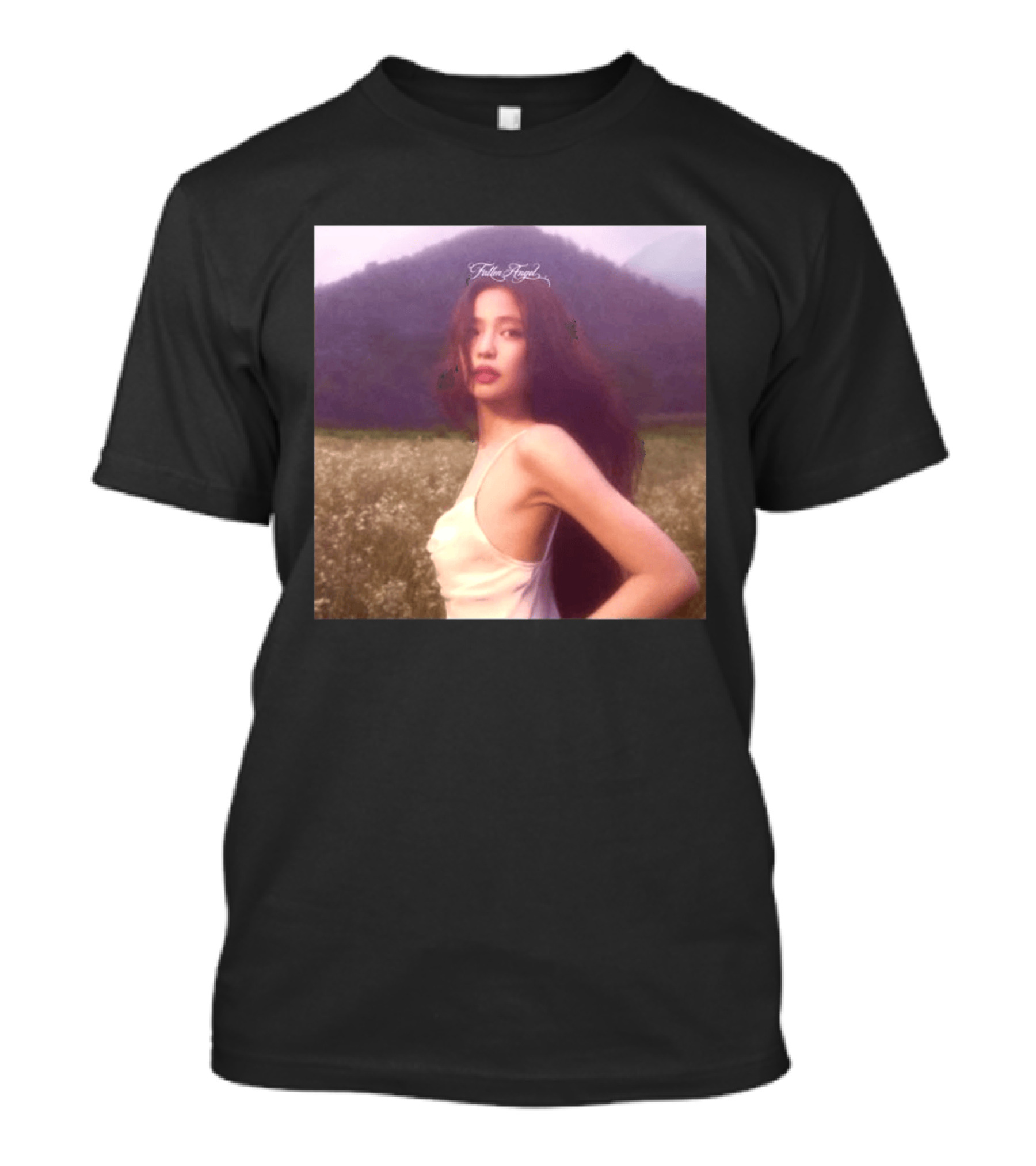 Jennie Fallen Angel EP Cover Photo Mountain Field Scene T-Shirt