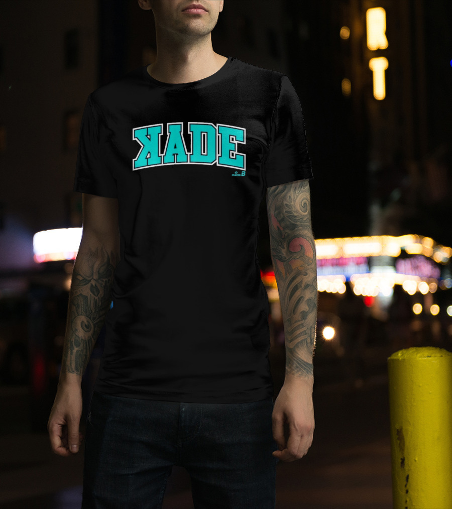 Kade Anderson Backwards K Bold Teal T-Shirt