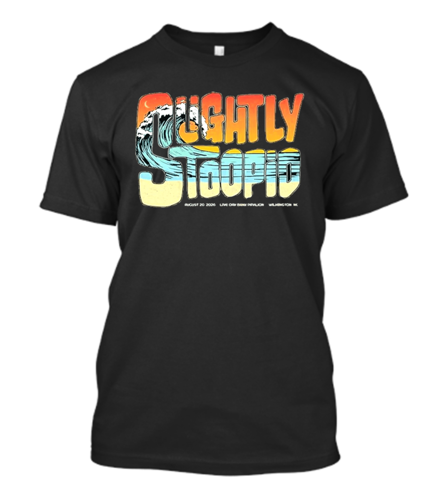 Slightly Stoopid August 20 2026 Live At Live Oak Bank Pavilion Wilmington NC T-Shirt