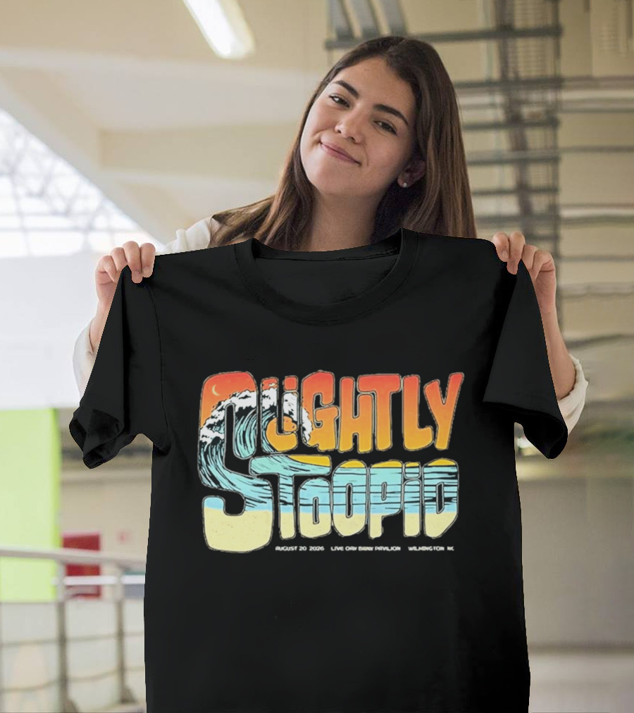 Slightly Stoopid August 20 2026 Live At Live Oak Bank Pavilion Wilmington NC T-Shirt