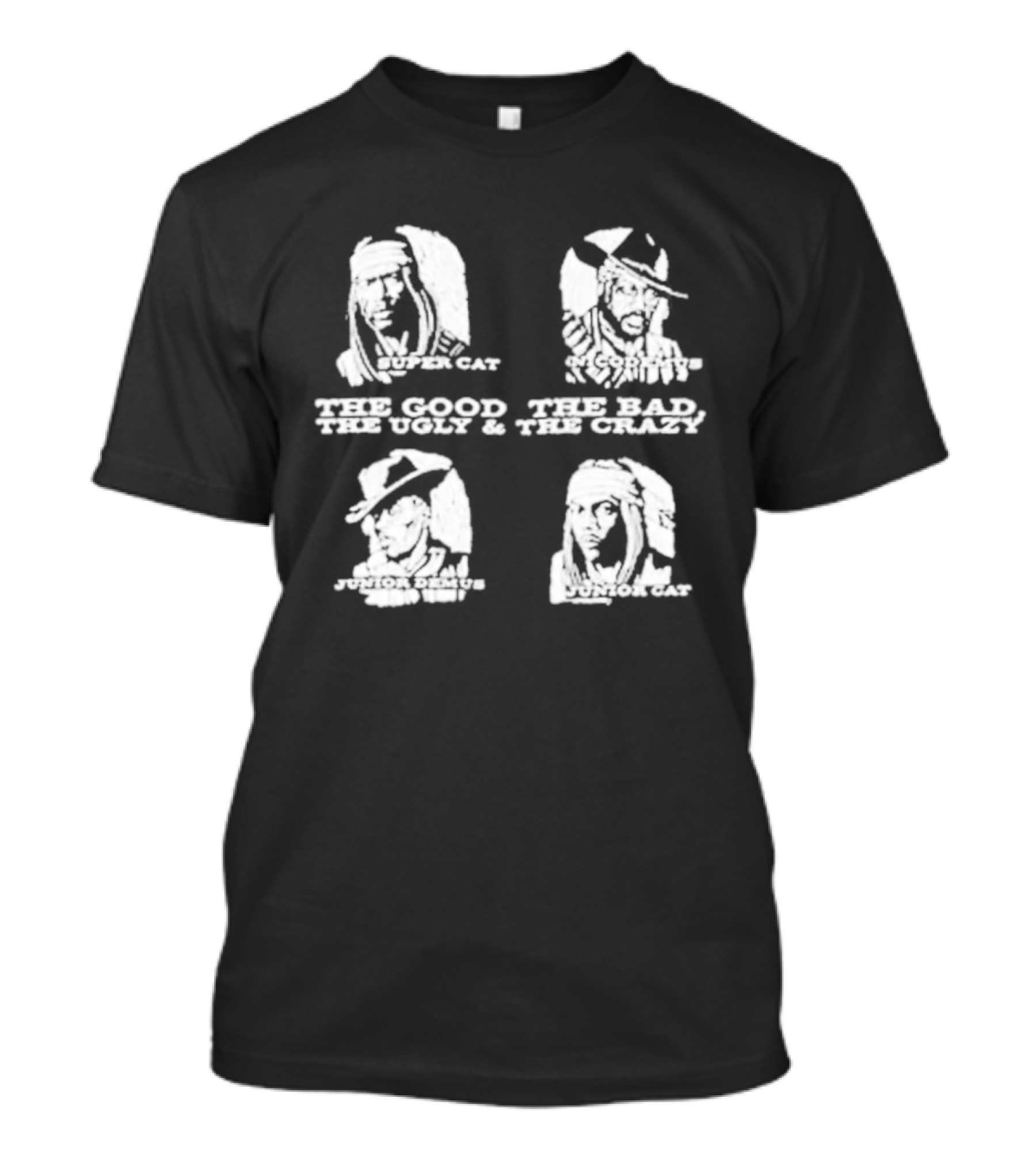 The Good The Bad The Ugly And The Crazy Super Cat Nicodemus Cowboy Wild West Cats T-Shirt