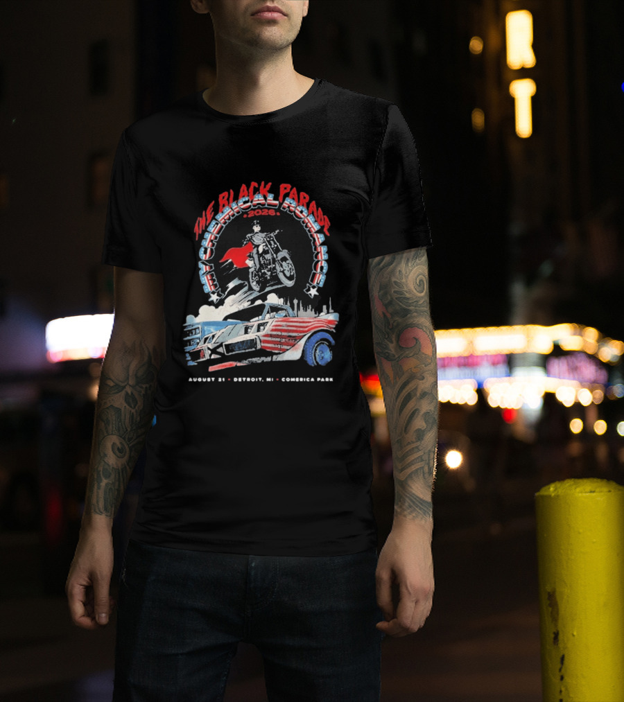 The Black Parade My Chemical Romance 2026 Detroit MI Comerica Park August 21 T-Shirt